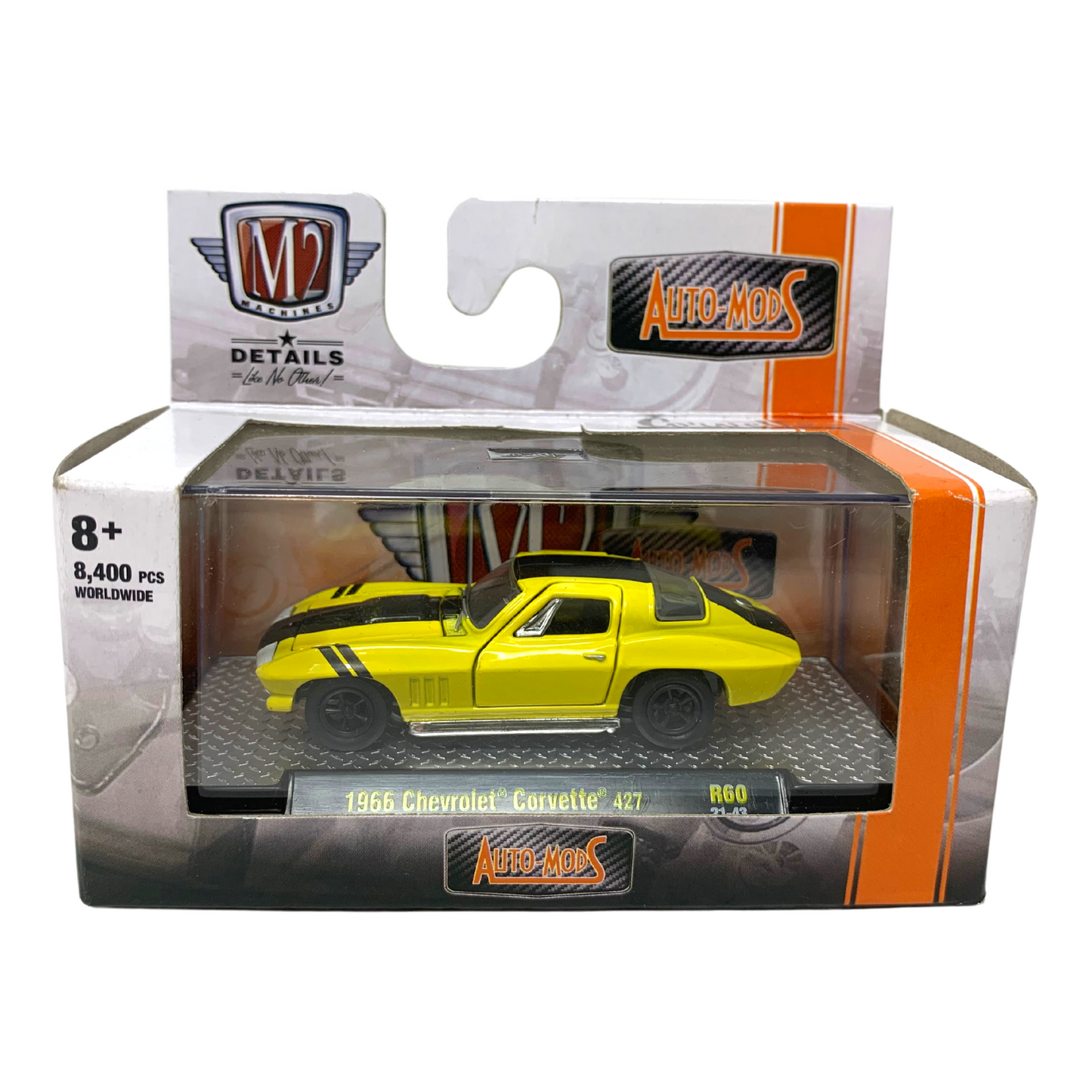 M2 Machines Auto-Mods 1966 Chevrolet Corvette 427 R60 1:64 Diecast