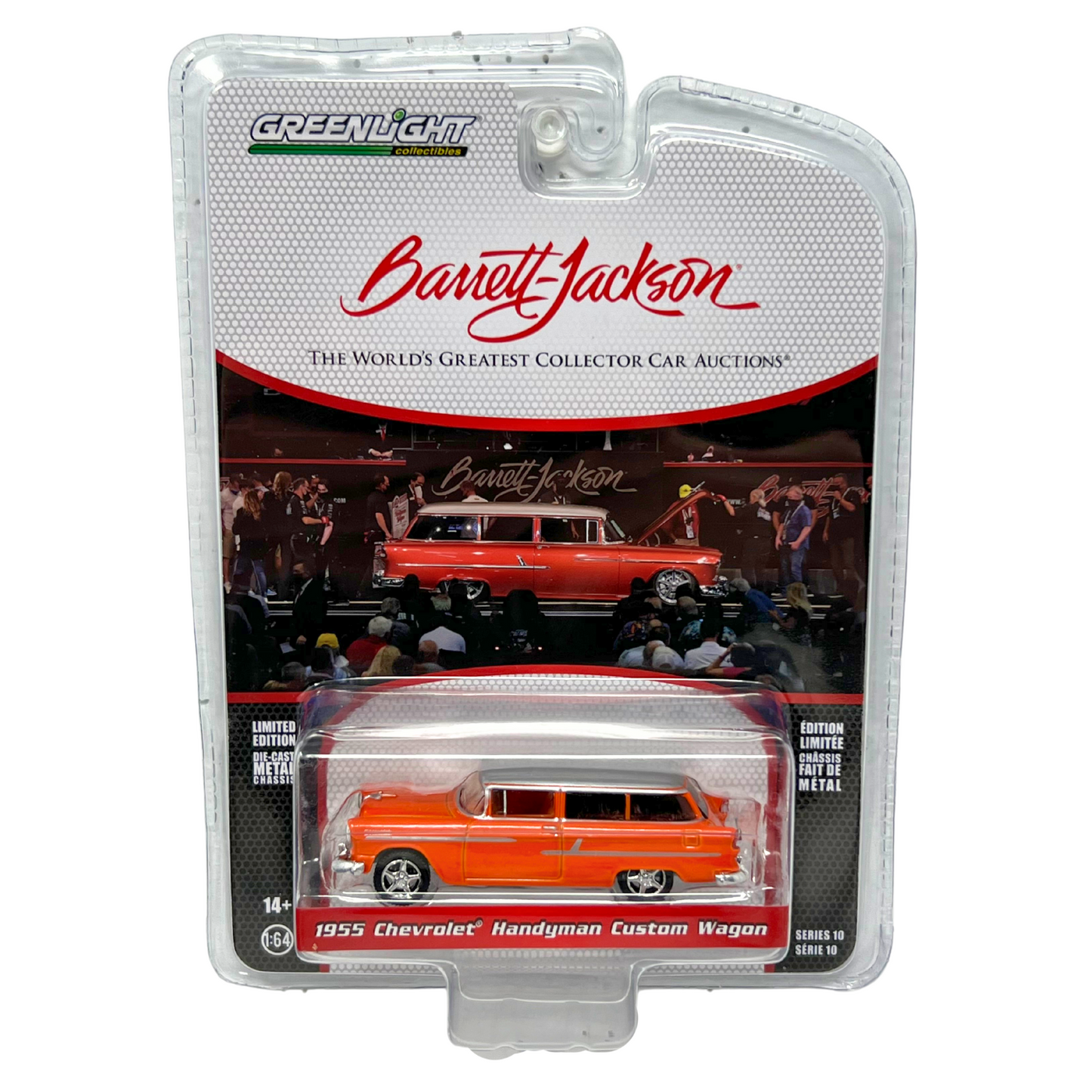 Greenlight Barrett-Jackson 1955 Chevrolet Handyman Custom Wagon 1:64 Diecast