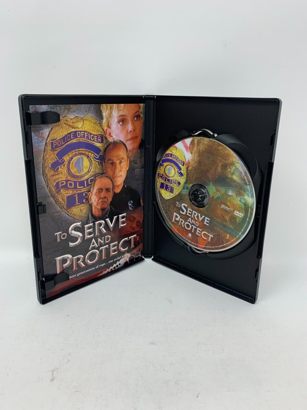 To Serve And Protect (DVD, 2003) Craig T. Nelson Crime Drama Good Condition!!!