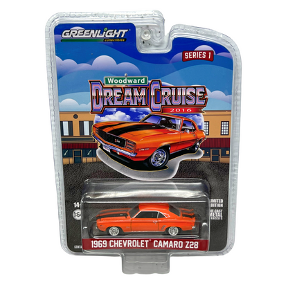 Greenlight Woodward Dream Cruise 1969 Chevrolet Camaro Z28 1:64 Diecast