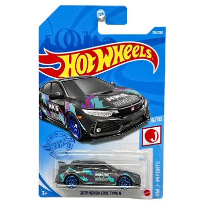 Hot Wheels HW J-Imports 2018 Honda Civic Type R JDM 1:64 Diecast