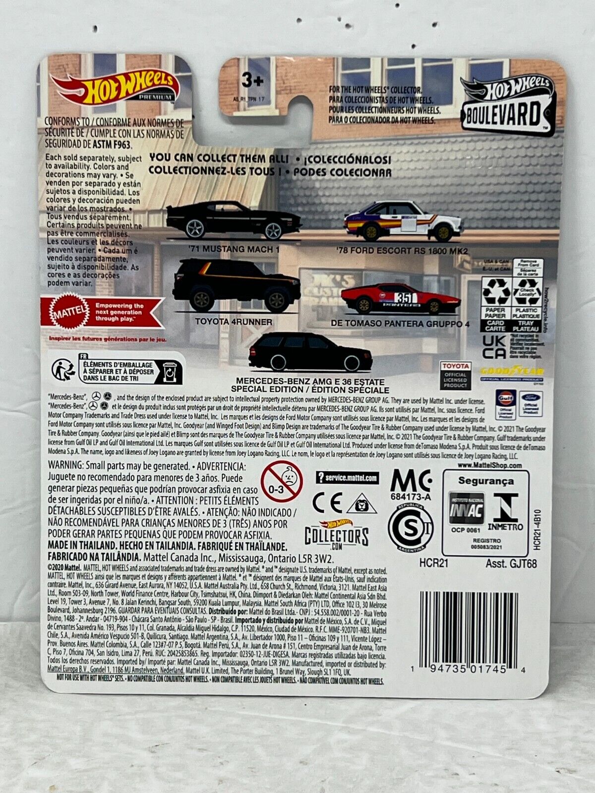 Hot Wheels Premium Boulevard '71 Mustang Mach 1 1:64 Diecast