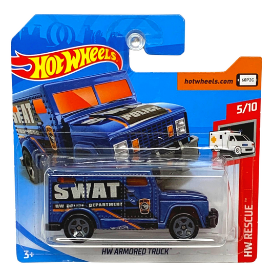 Hot Wheels Treasure Hunt HW Rescue HW Armored Truck 1:64 Diecast