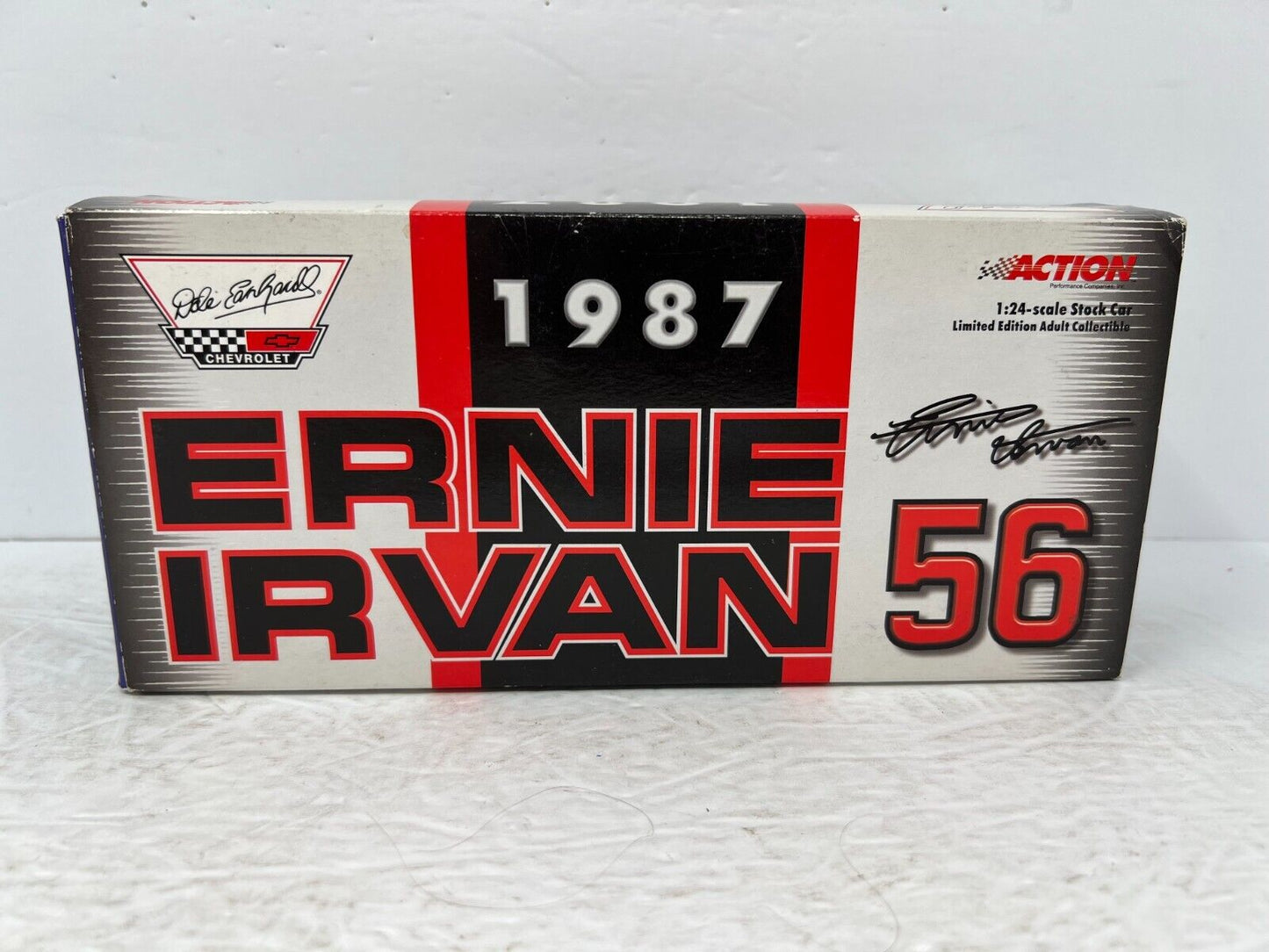 Action Nascar #56 Ernie Irvan Dale Earnhardt Chevy 1987 Monte Carlo 1:24 Diecast