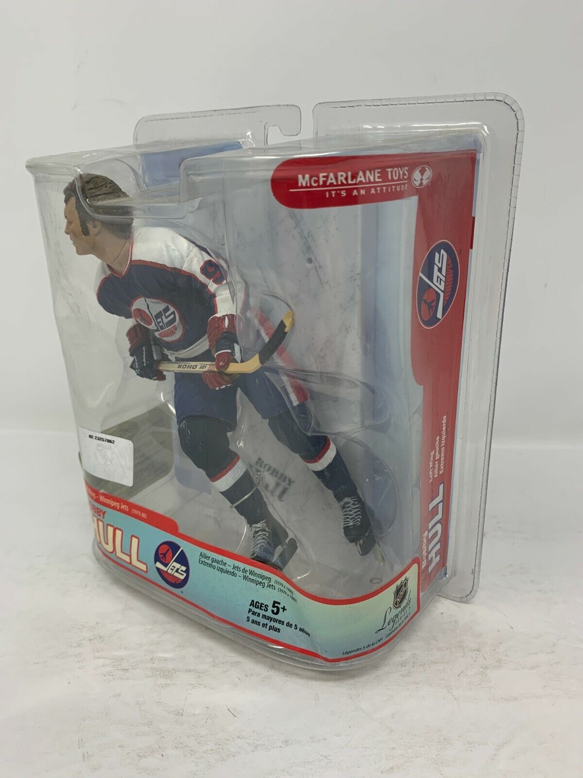 Mcfarlane NHL Bobby Hull Winnipeg Jets Blue Jersey Legends Series 5 Figure