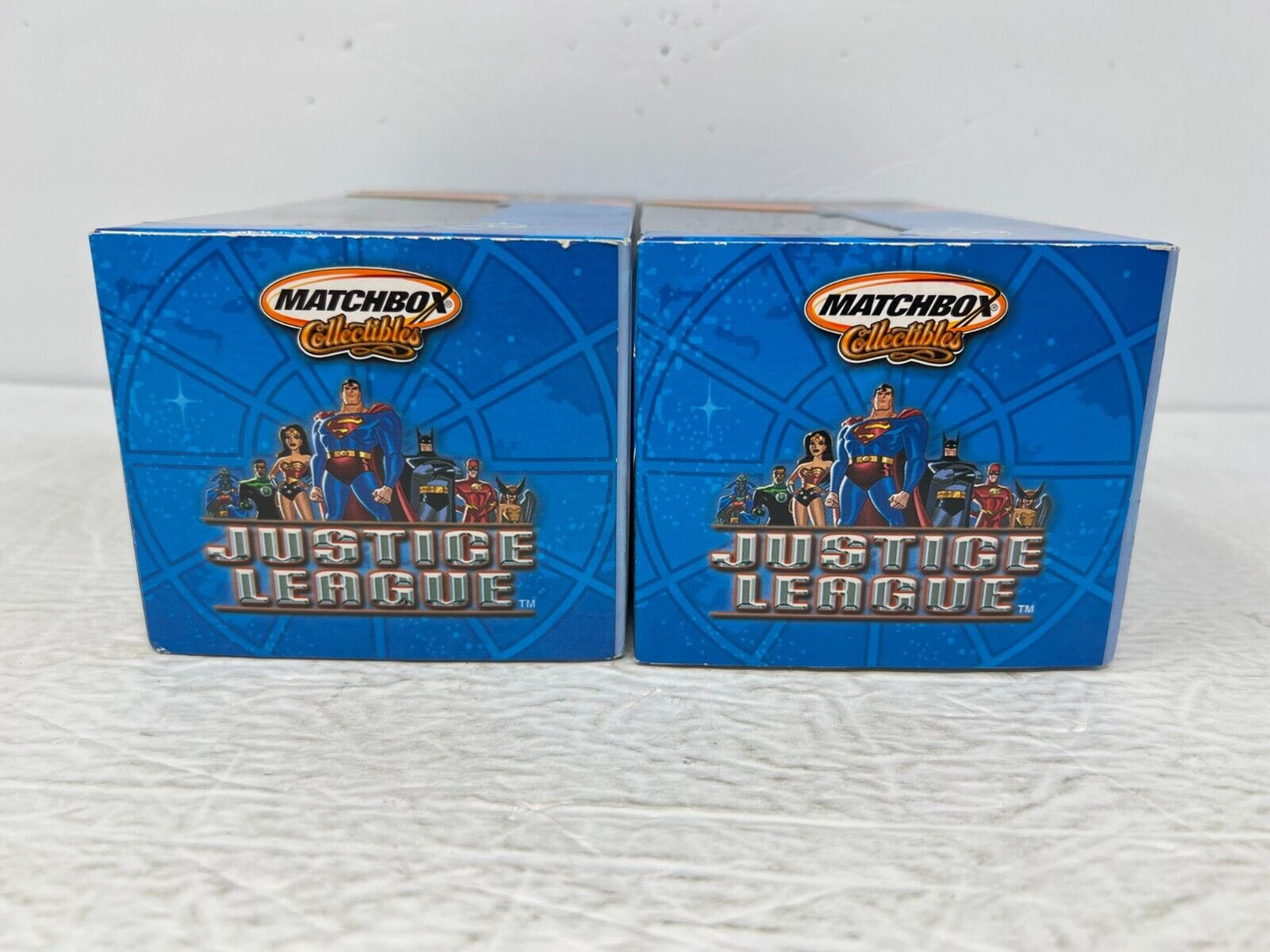Matchbox Collectible DC Justice League Diorama 3-Car Set 1:64 Diecast Lot of 2