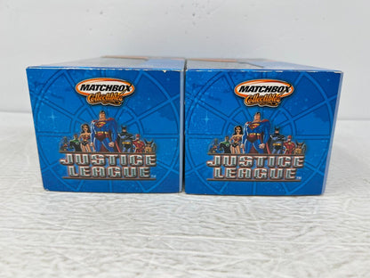 Matchbox Collectible DC Justice League Diorama 3-Car Set 1:64 Diecast Lot of 2