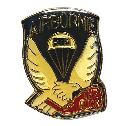 United States Army 503rd Parachute Infantry The Rock Militaria Lapel Pin