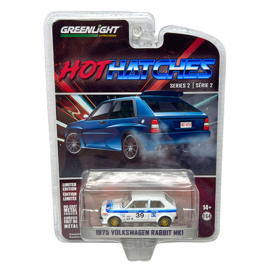 Greenlight Hot Hatches 1975 Volkswagen Rabbit MK1 1:64 Diecast