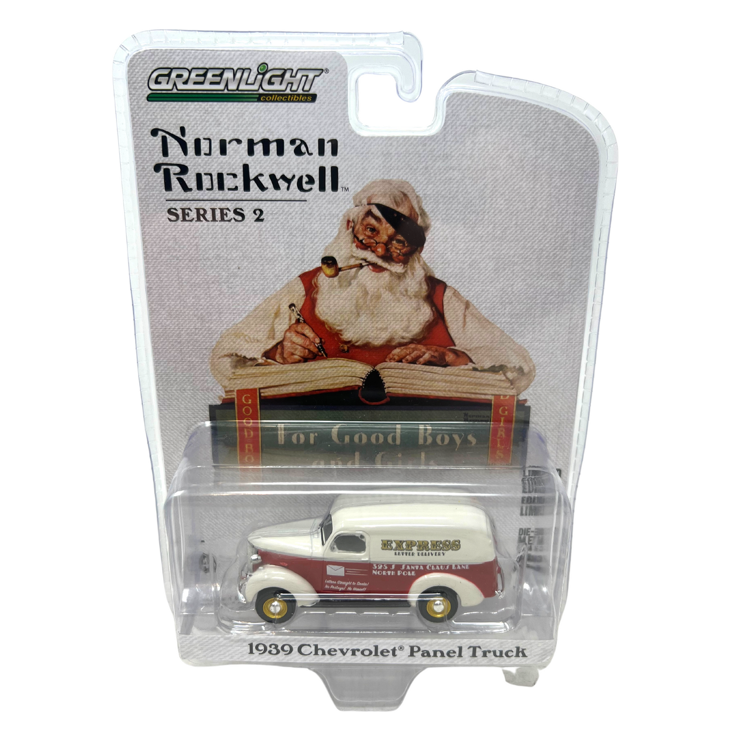 Greenlight Norman Rockwell Series 2 1939 Chevrolet Panel Truck 1:64 Diecast