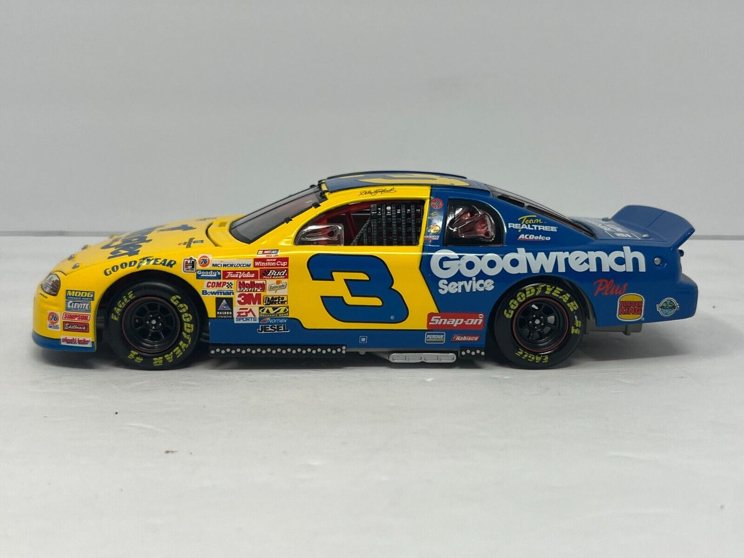 Action Nascar #3 Dale Earnhardt Sr. Goodwrench Wrangler Jeans BANK 1:24 Diecast