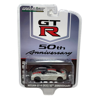 Greenlight GTR Nisssan GT-R (R35) 50th Anniversary 1:64 Diecast