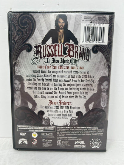 Russell Brand in New York City (DVD, 2009) Stand-up Comedy Brand New and Sealed!