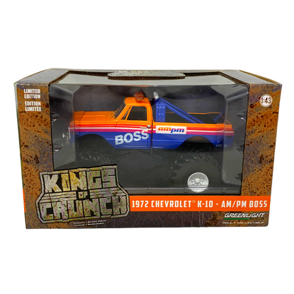 Greenlight Kings of Crunch 1972 Chevrolet K-10 AM PM Boss 1:43 Diecast