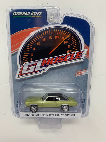 Greenlight GL Muscle Series 22 1971 Chevrolet Monte Carlo SS 454 1:64 Diecast