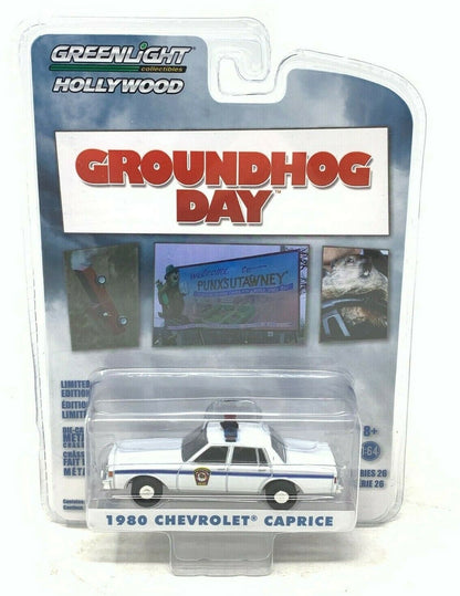 Greenlight Hollywood Groundhog Day 1980 Chevrolet Caprice 1:64 Diecast
