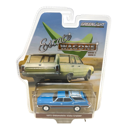 Greenlight Estate Wagons Series 3 1972 Oldsmobile Vista Cruiser 1:64 Diecast