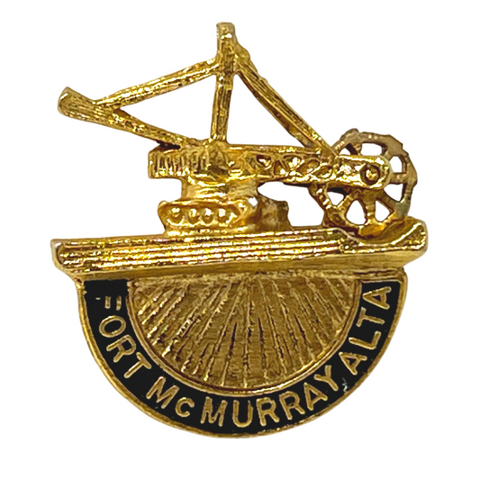 Fort McMurray, Alberta Bucket Wheel Cities & States Lapel Pin