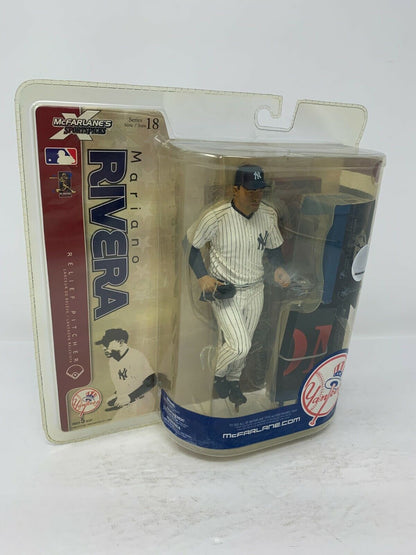 McFarlane MLB Series 18 Mariano Rivera New York Yankees White Pinstripes Jersey