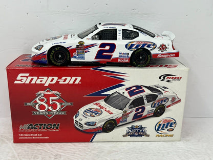 Action Nascar #2 Rusty Wallace Miller Snap-On 2005 Dodge Charger 1:24 Diecast