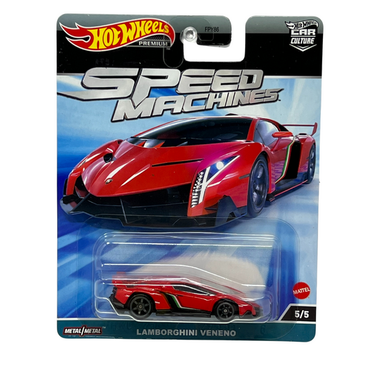 Hot Wheels Premium Speed Machines Lamborghini Veneno 1:64 Diecast Version 3