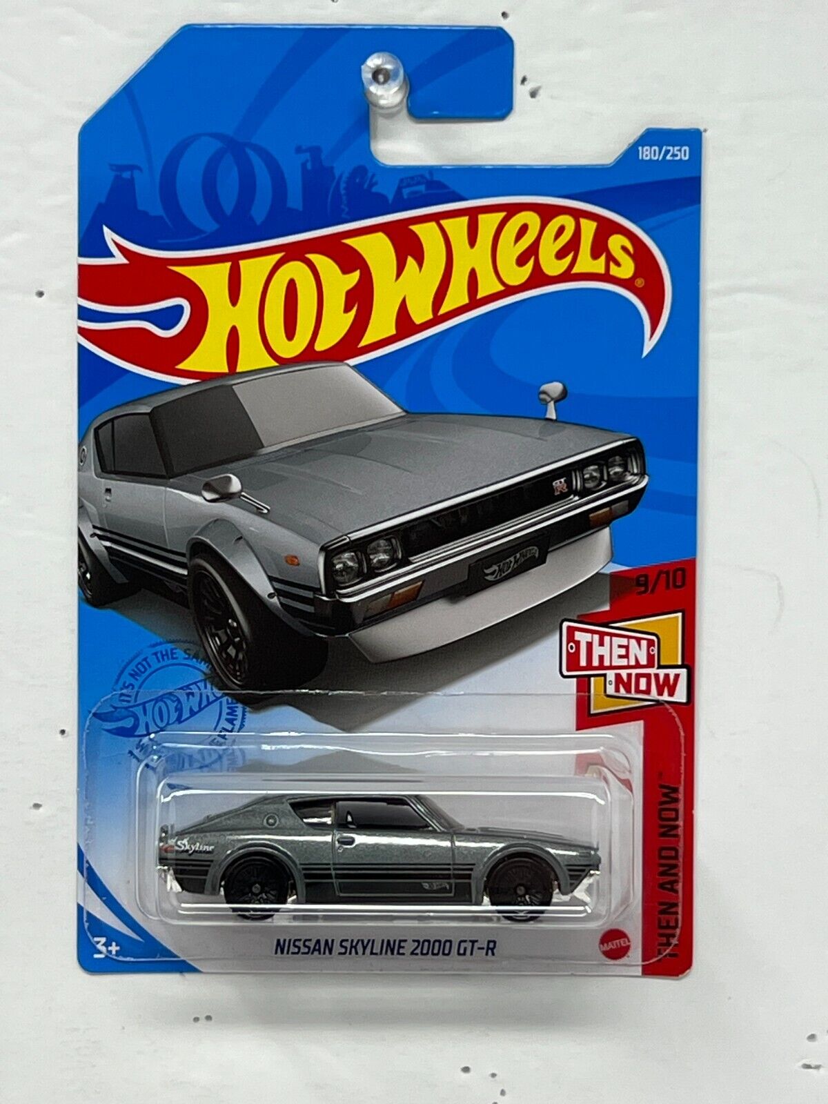 Hot Wheels Then and Now Nissan Skyline 2000 GT-R JDM 1:64 Diecast Gray