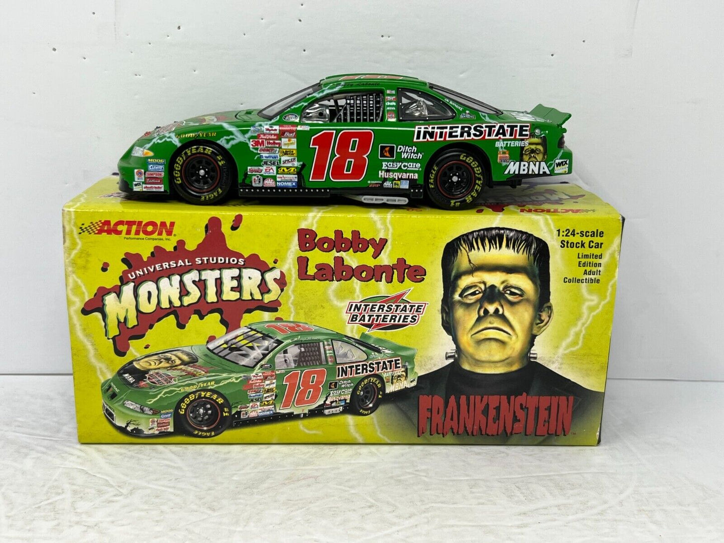 Action Nascar #18 Bobby Labonte Interstate Batteries Frankenstein 1:24 Diecast