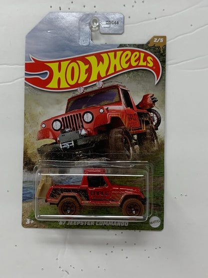 Complete Set of 5 Hot Wheels Off Road Mudd Runners 1:64 Diecast