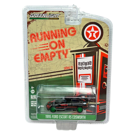 Greenlight Running on Empty Ford Escort RS Cosworth GREEN MACHINE 1:64 Diecast