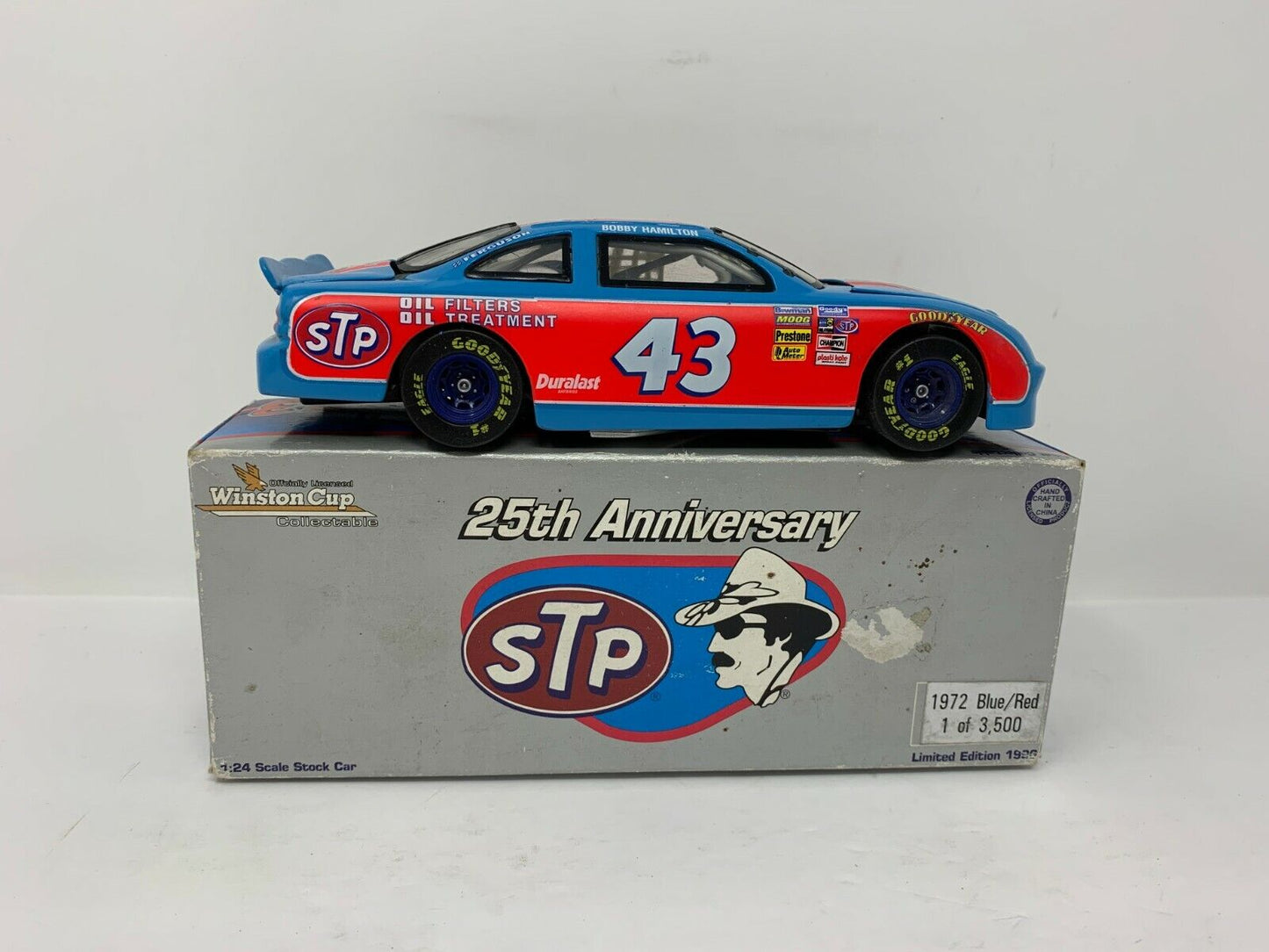 Action Nascar 25th Anniversary #43 Bobby Hamilton STP 1972 Pontiac 1:24 Diecast