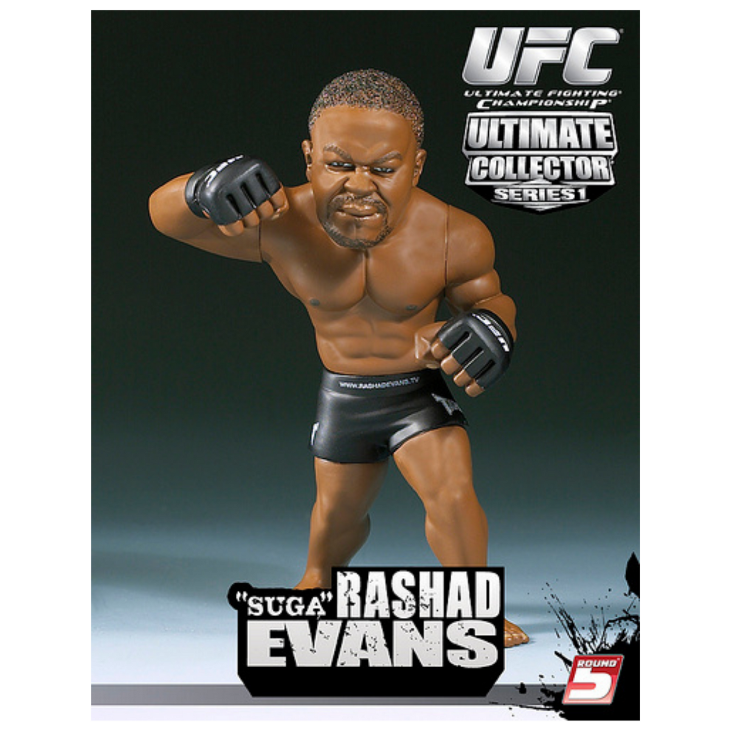 Round 5 UFC “Suga” Rashad Evans Ultimate Collector Series 1 Action Figure