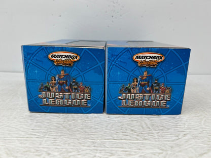 Matchbox Collectible DC Justice League Diorama 3-Car Set 1:64 Diecast Lot of 2