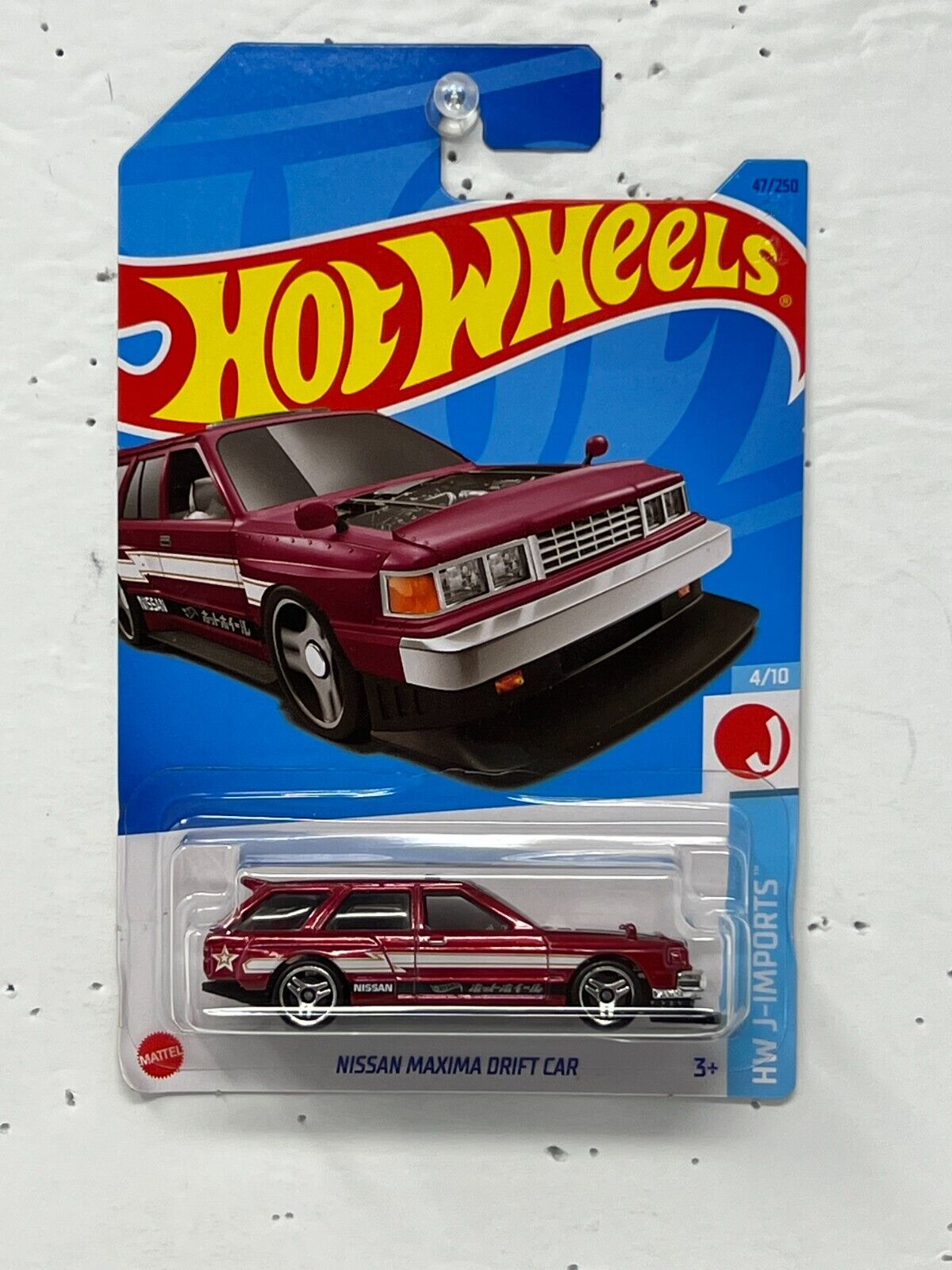 Hot Wheels HW J-Imports Nissan Maxima Drift Car JDM 1:64 Diecast Red