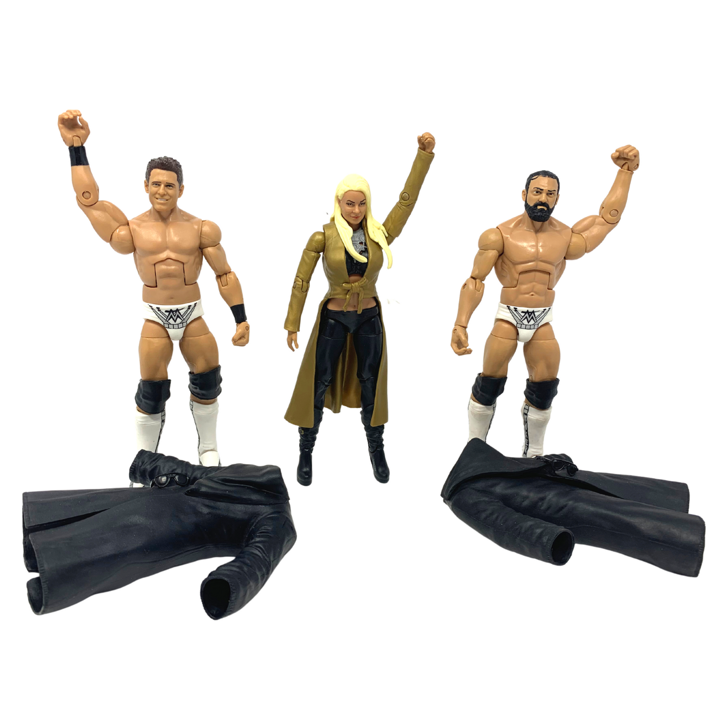 WWE The Miz & Damien Mizdow (Sandow) & Maryse Elite Collection Action Figures