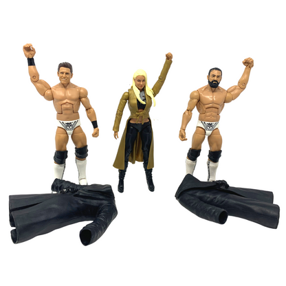 WWE The Miz & Damien Mizdow (Sandow) & Maryse Elite Collection Action Figures