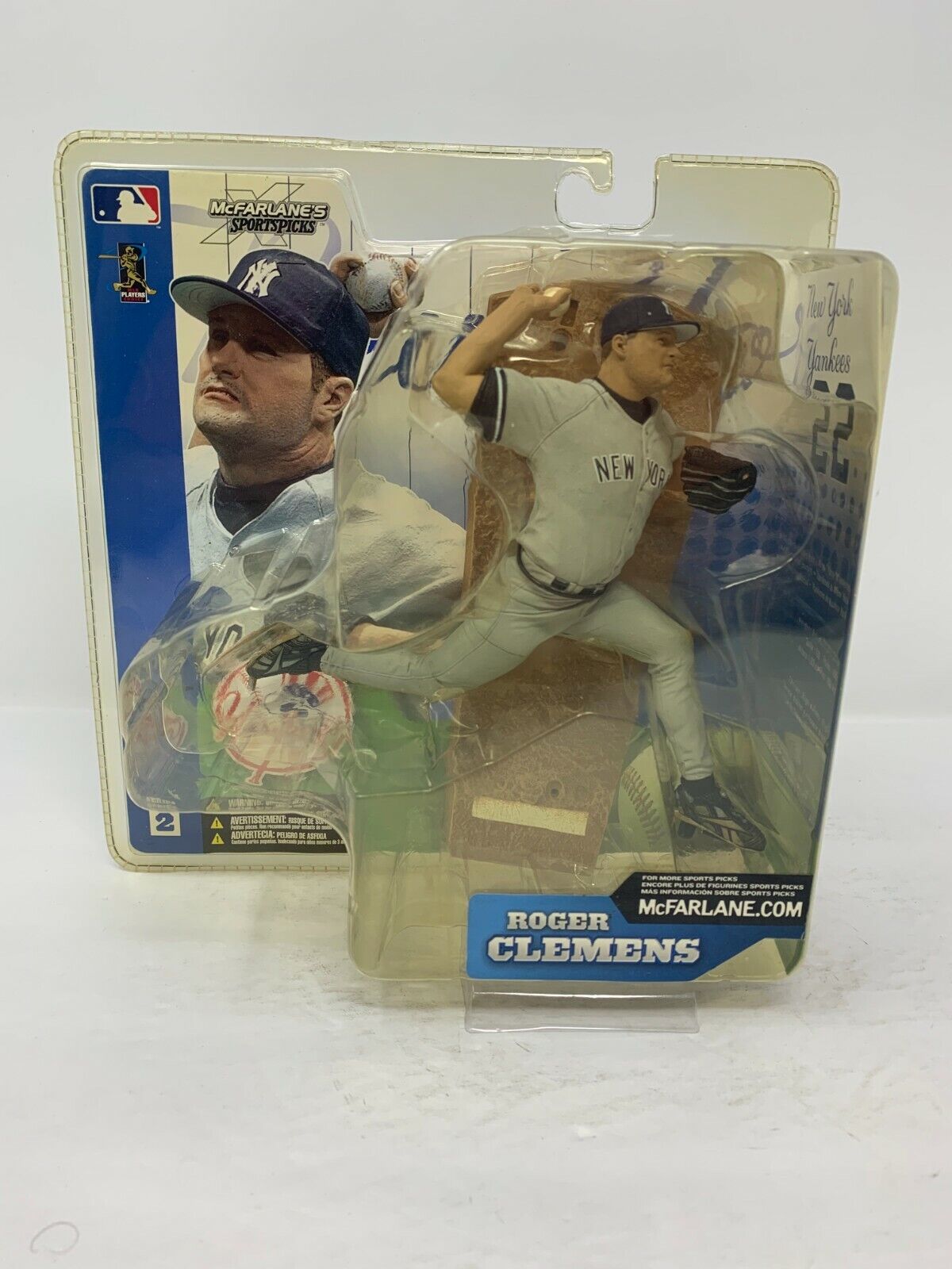 McFarlane MLB Series 2 Roger Clemens New York Yankees Gray Jersey Figurine