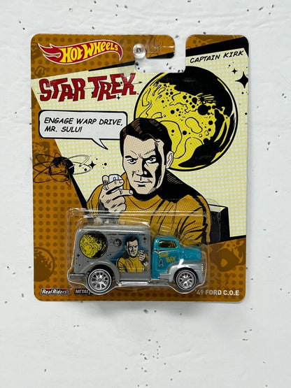 Hot Wheels Star Trek Captain Kirk '49 Ford C.O.E. Real Riders 1:64 Diecast