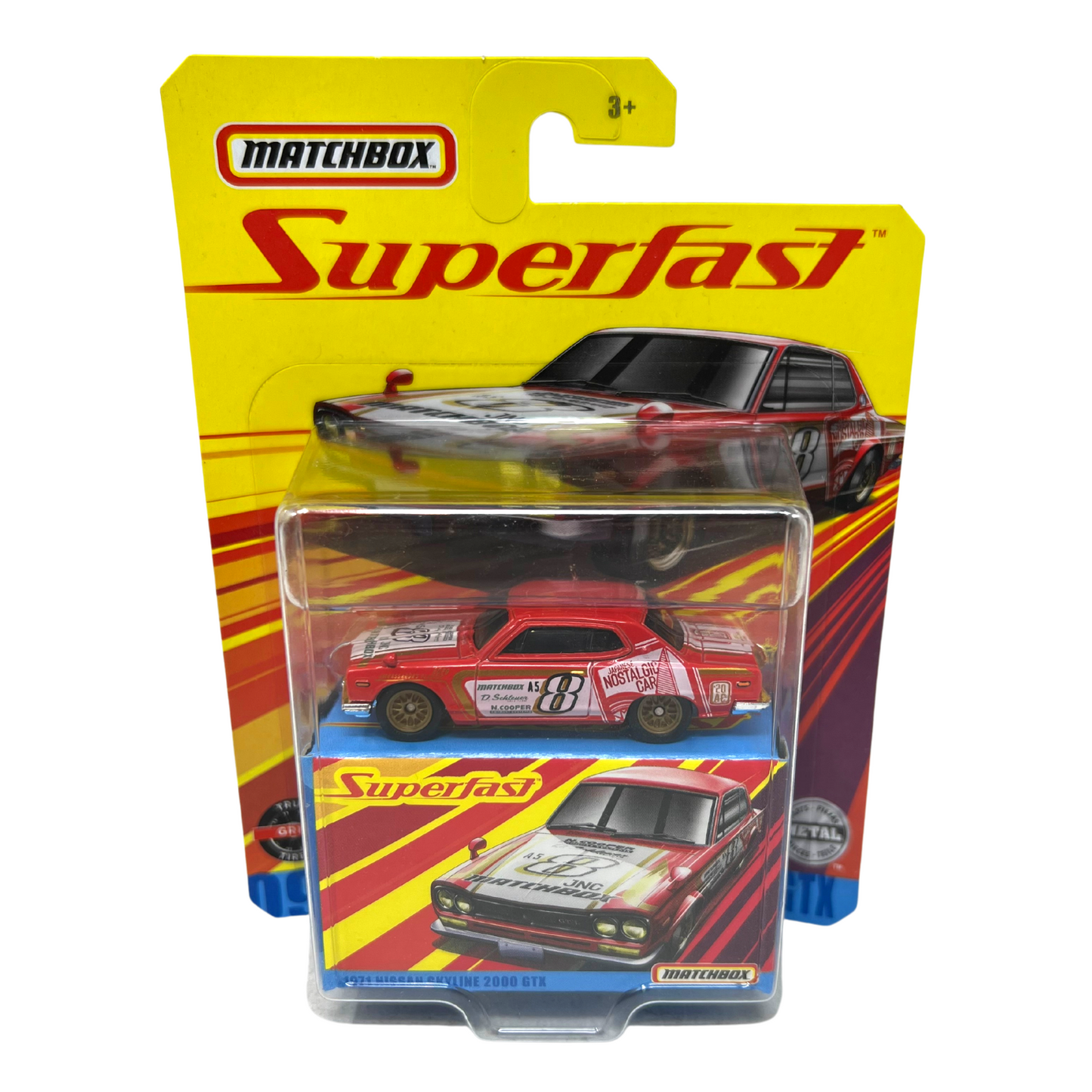 Matchbox Superfast 1971 Nissan Skyline 2000 GTX 1:64 Diecast