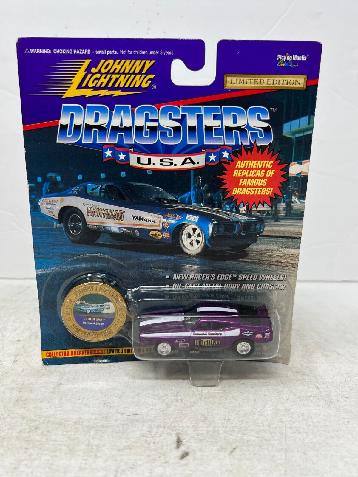 Johnny Lightning Dragsters U.S.A. '71 Blue Max 1:64 Diecast