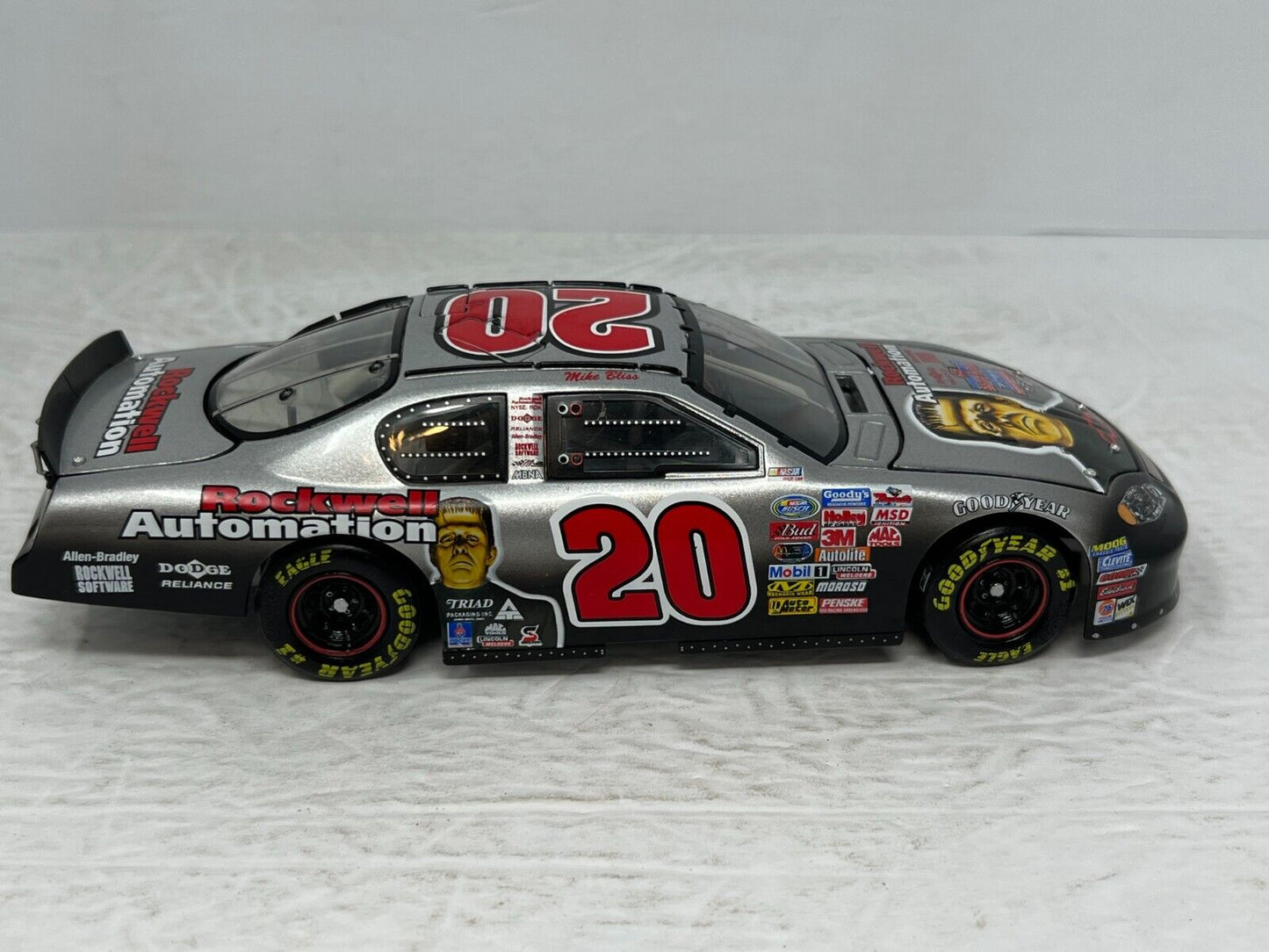 Action RCCA Nascar #20 Mike Bliss Frankenstein 2003 Chevy Elite 1:24 Diecast