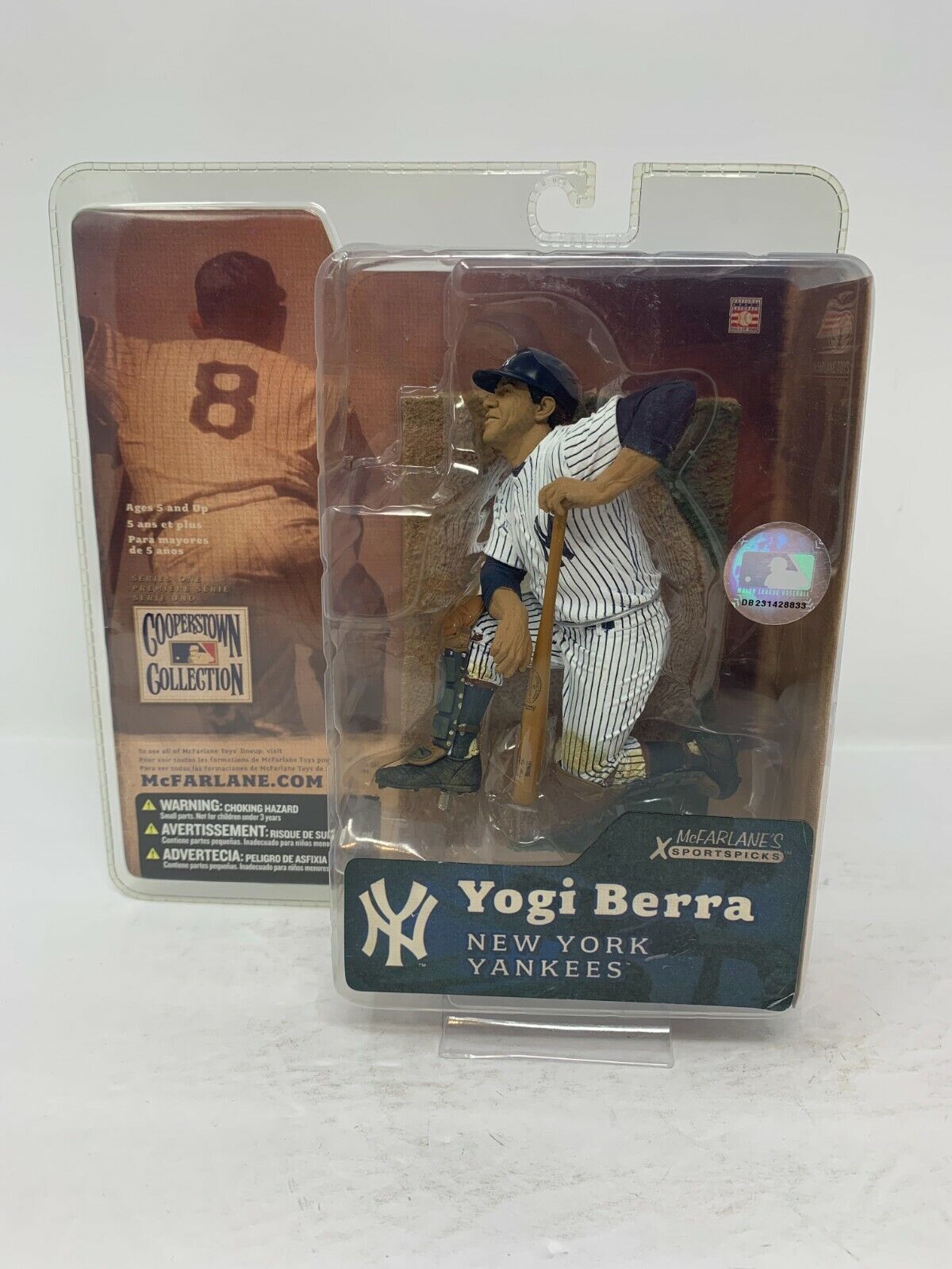 McFarlane MLB Cooperstown Collection Series 1 Yogi Berra New York Yankees