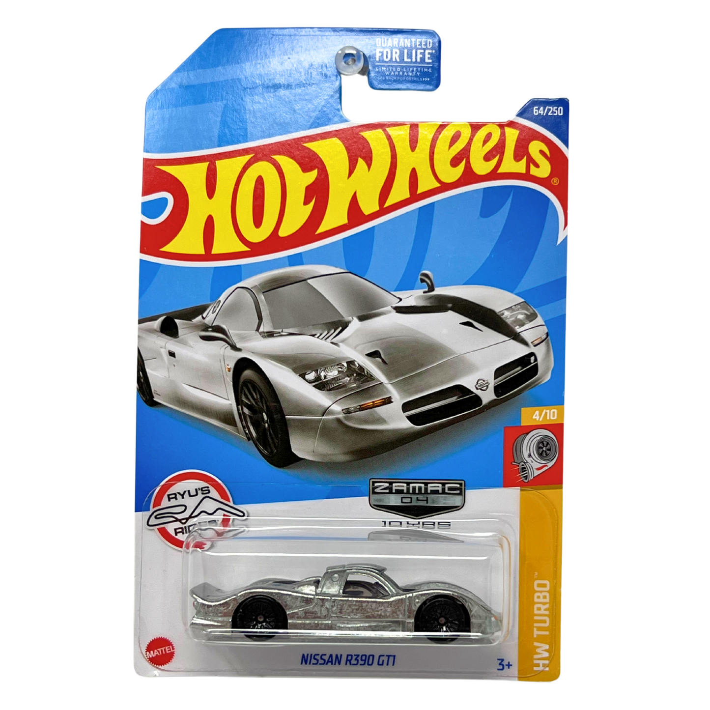 Hot Wheels Zamac HW Turbo Nissan R390 GTI 1:64 Diecast