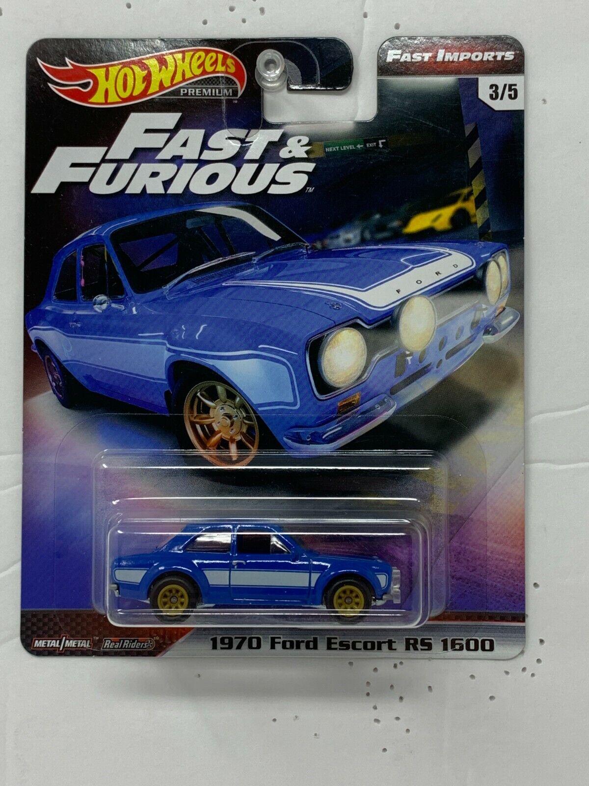 Hot Wheels Premium Fast & Furious 1970 Ford Escort RS 1600 1:64 Diecast