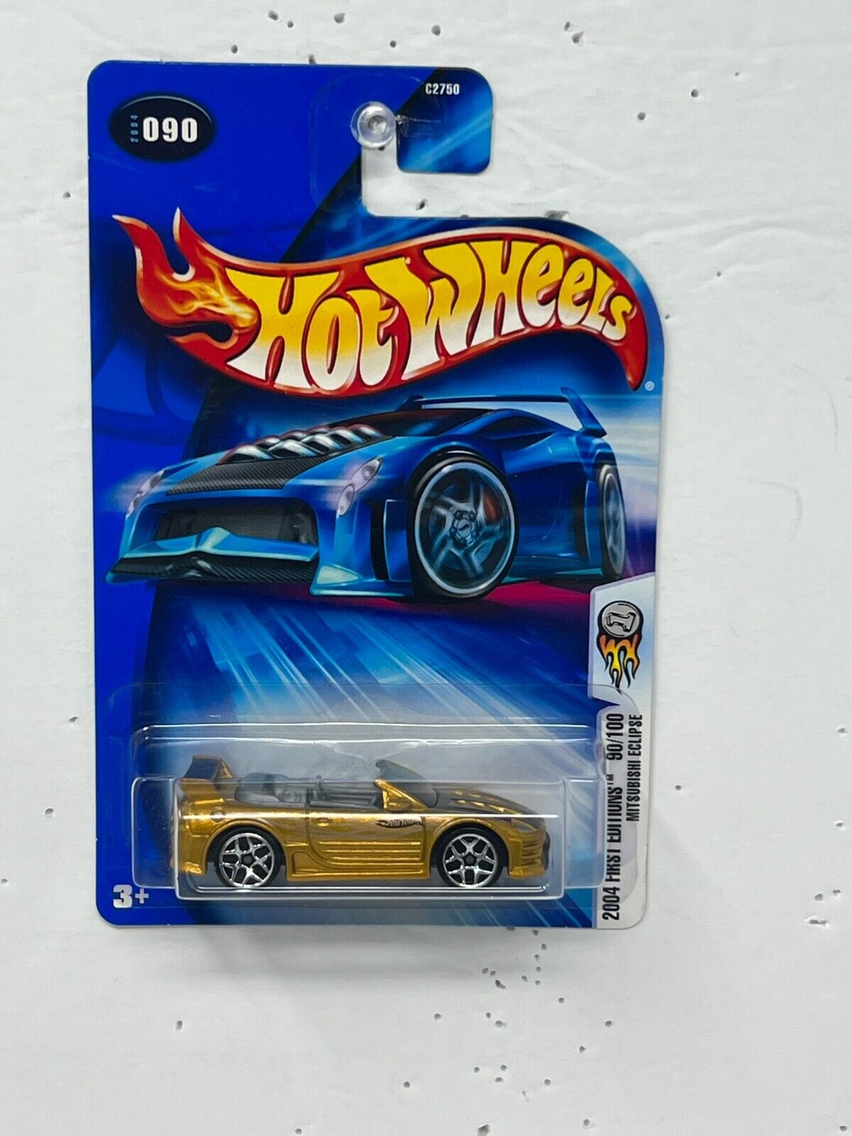 Hot Wheels 2004 First Editions Mitsubishi Eclipse JDM 1:64 Diecast Gold