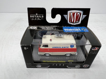 M2 Machines 1964 Ford Econoline Ambulance WMTS10 1:64 Diecast