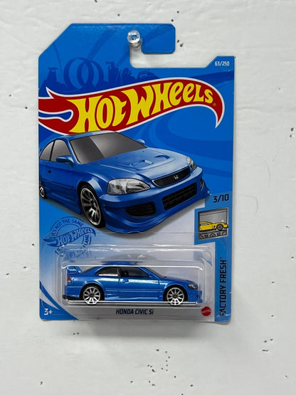 Hot Wheels Factory Fresh Honda Civic Si JDM 1:64 Diecast Blue