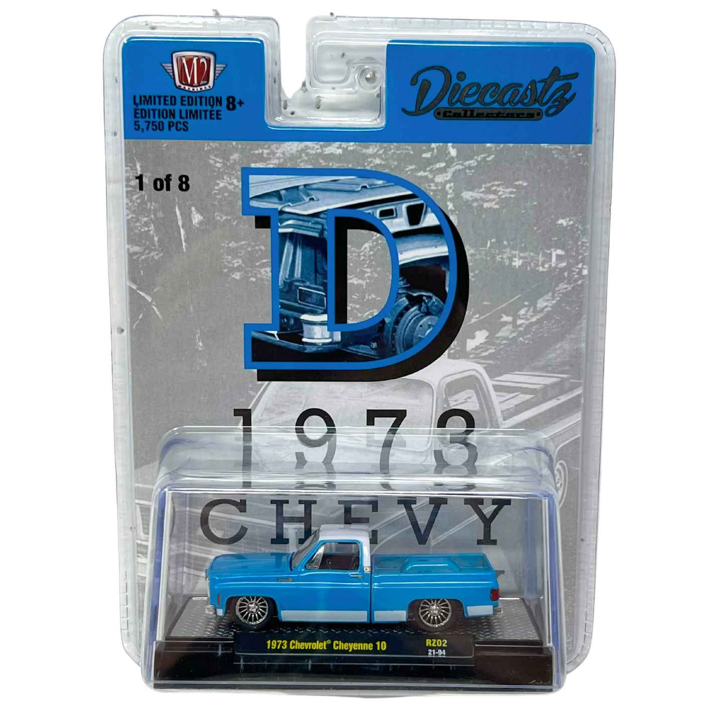 M2 Machines Riverside Show "D" 1973 Chevrolet Cheyenne 10 1:64 Diecast