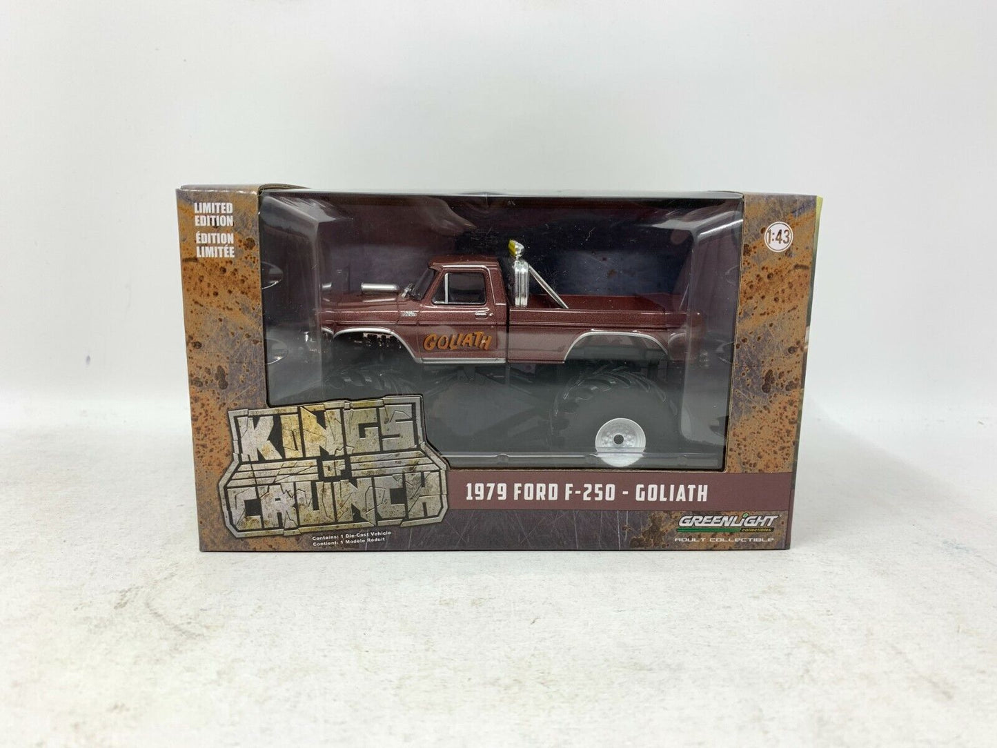 Greenlight Kings of Crunch 1975 Ford F-250 Goliath 1:43 Diecast