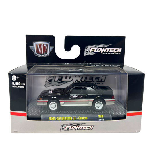 M2 Machines Flowtech Exhaust 1988 Ford Mustang GT - Custom S89 1:64 Diecast