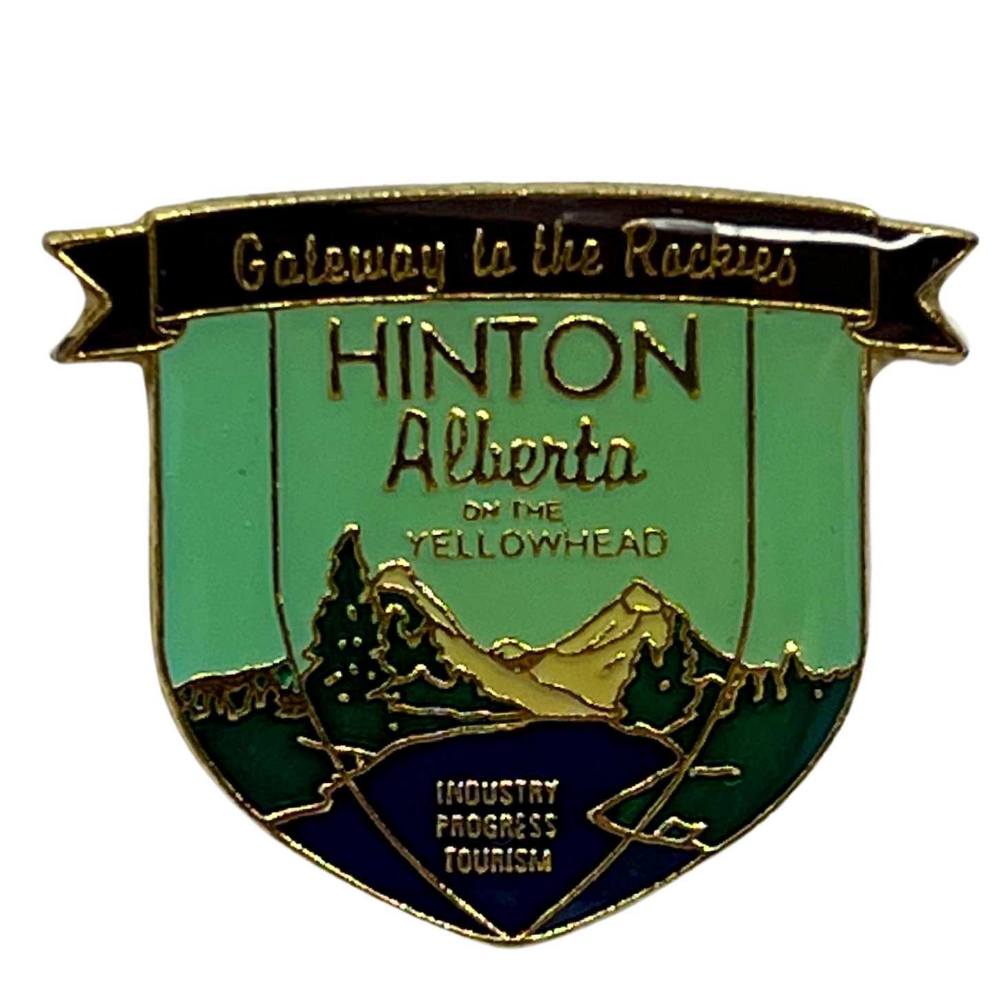 Hinton Alberta Gateway to the Rockies Cities & States Lapel Pin P2